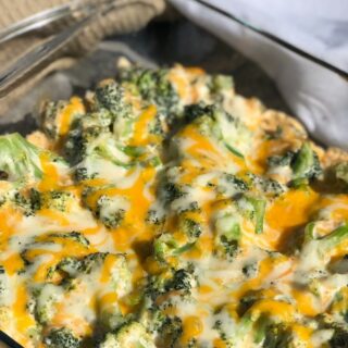 Broccoli Cheese Casserole - Curbing Carbs