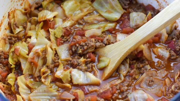 ninja foodi unstuffed cabbage rolls