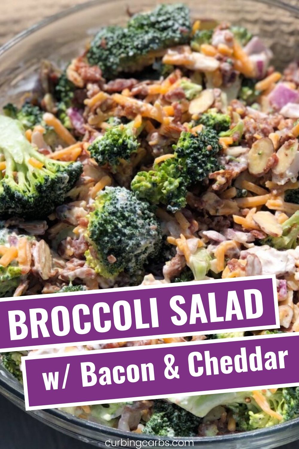 Broccoli Salad with Bacon & Cheddar