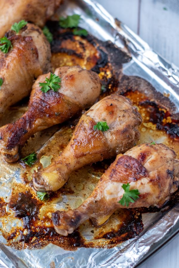 Best Baked Chicken Drumsticks - Curbing Carbs