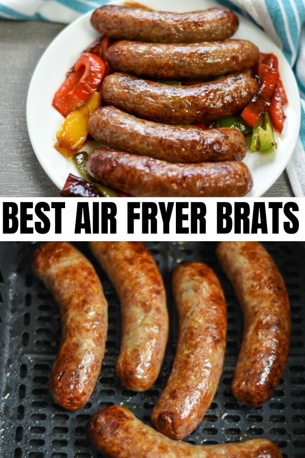 Easy air fryer brats