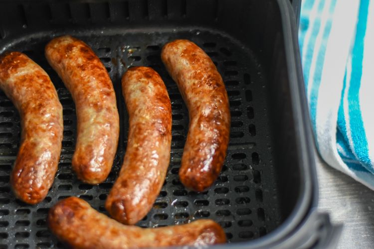 cooked brats in air fryer3