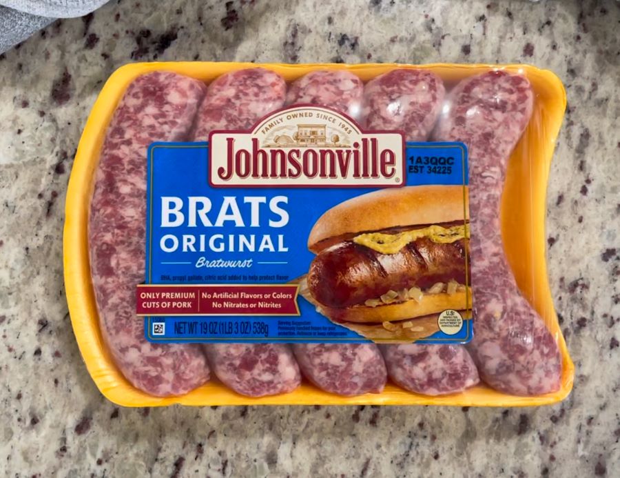 Johnsonville Bratwurst, Original Recipe, Brat