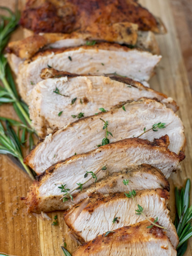 Air Fryer Turkey Breast - Curbing Carbs