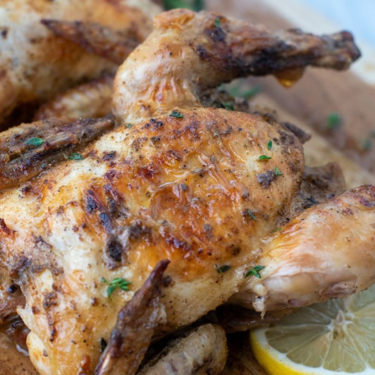 Air Fryer Cornish Hens - Curbing Carbs