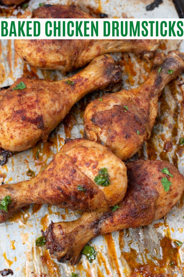 Crispy Baked Chicken Drumsticks - Curbing Carbs