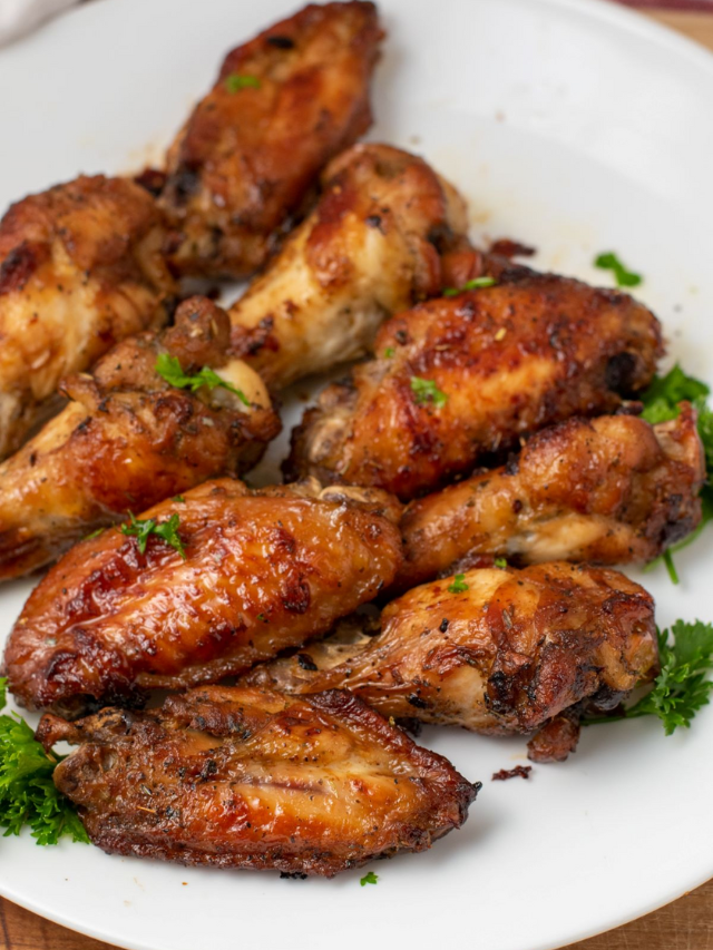 Marinated Chicken Wings - Curbing Carbs