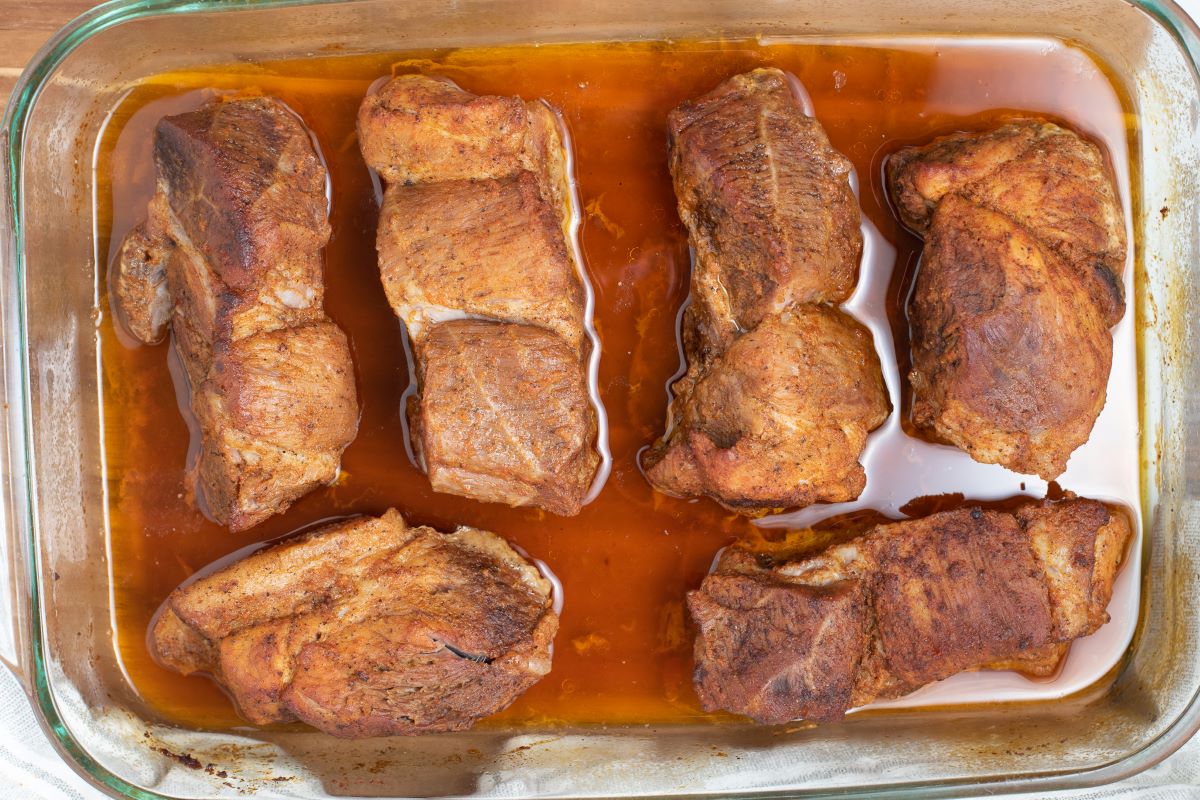 cooked boneless pork ribs