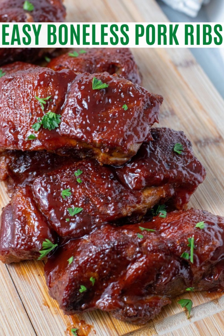 Boneless Pork Ribs In Oven - Curbing Carbs