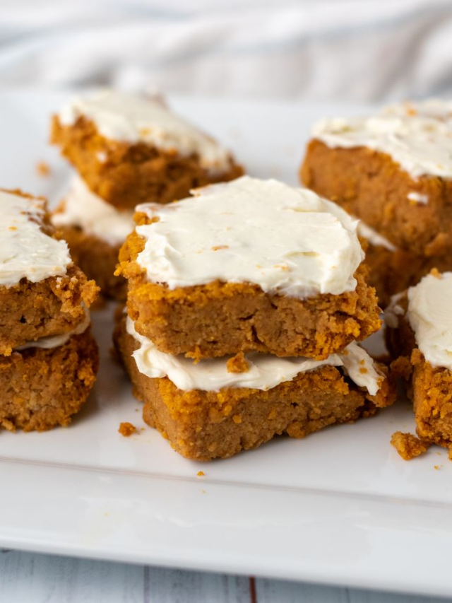 Delicious and Guilt-Free Keto Pumpkin Bars - Curbing Carbs