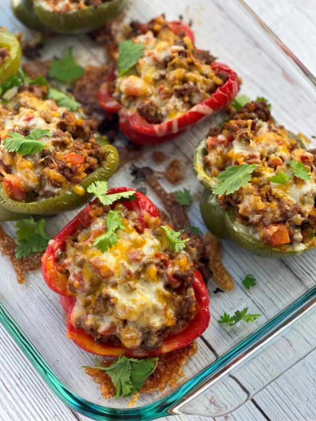Mexican Style Keto Stuffed Peppers