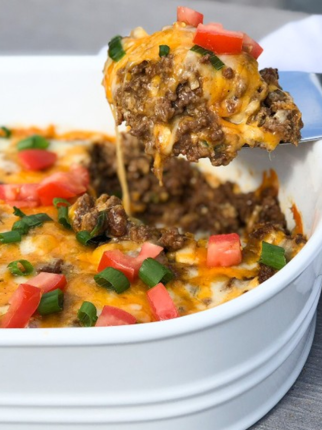 Get Ready to Satisfy Your Taco Cravings with This Keto Taco Casserole!